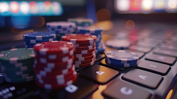 Filipino player using bingo casino on a mobile phone